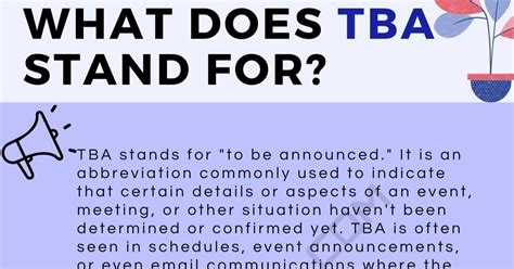 tba meaning in lotto
